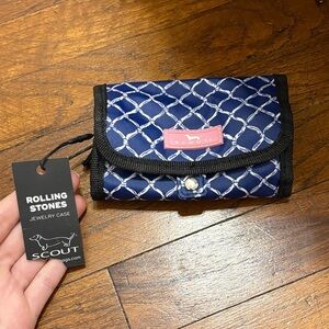 Scout Navy and Black Jewelry Case